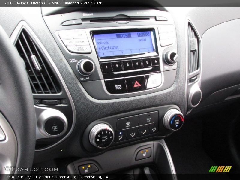 Diamond Silver / Black 2013 Hyundai Tucson GLS AWD