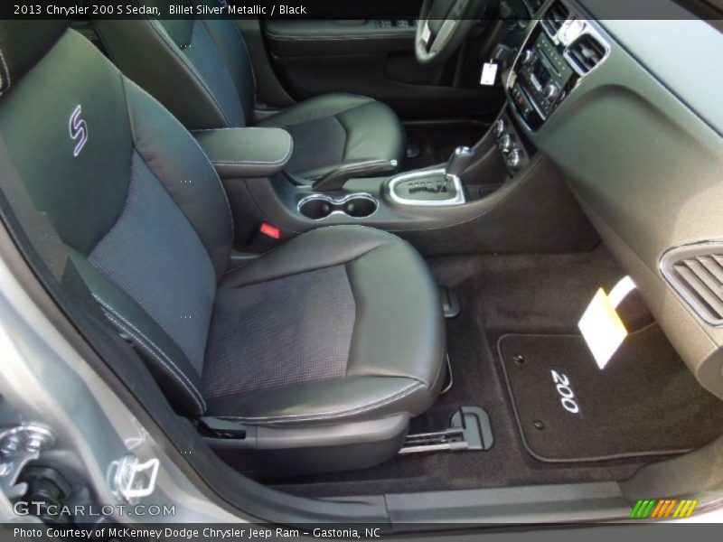 Billet Silver Metallic / Black 2013 Chrysler 200 S Sedan