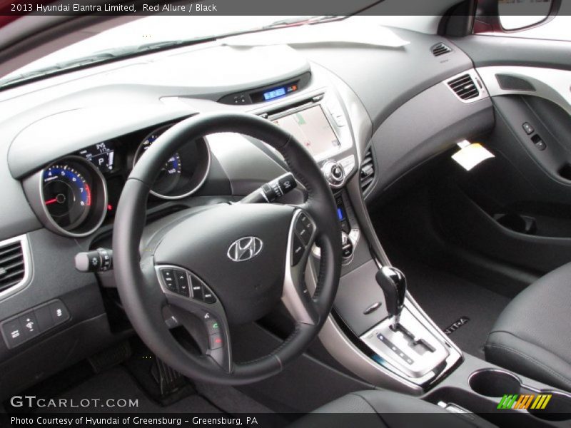 Red Allure / Black 2013 Hyundai Elantra Limited