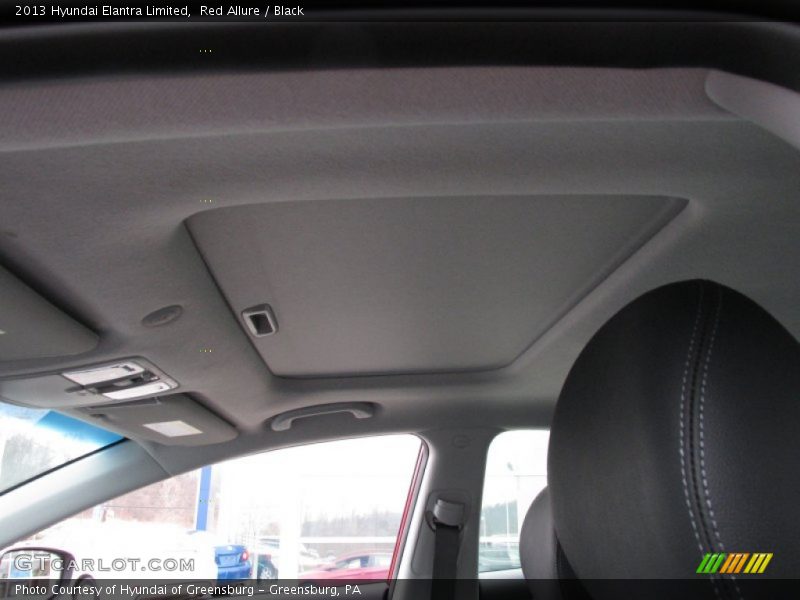 Red Allure / Black 2013 Hyundai Elantra Limited