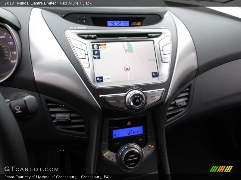 Red Allure / Black 2013 Hyundai Elantra Limited