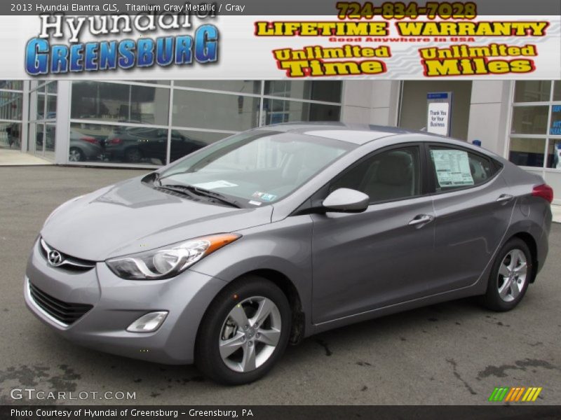 Titanium Gray Metallic / Gray 2013 Hyundai Elantra GLS