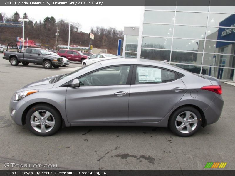 Titanium Gray Metallic / Gray 2013 Hyundai Elantra GLS