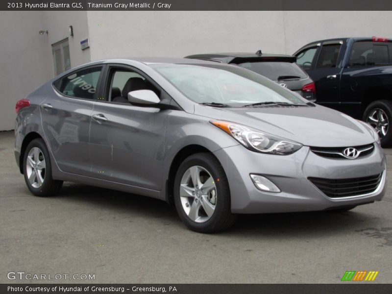 Titanium Gray Metallic / Gray 2013 Hyundai Elantra GLS