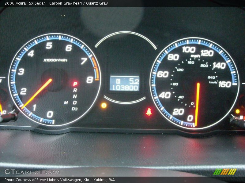  2006 TSX Sedan Sedan Gauges