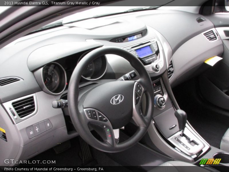 Titanium Gray Metallic / Gray 2013 Hyundai Elantra GLS