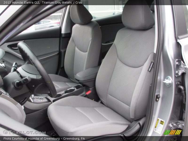 Titanium Gray Metallic / Gray 2013 Hyundai Elantra GLS