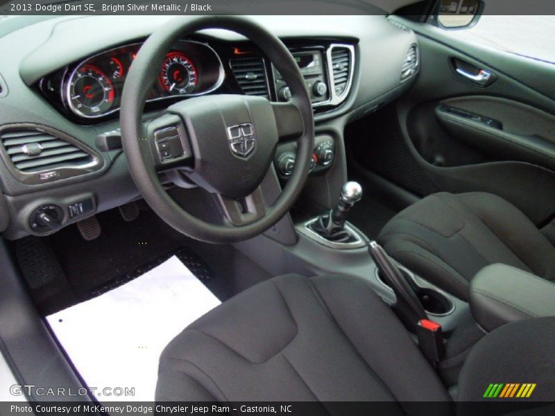 Black Interior - 2013 Dart SE 