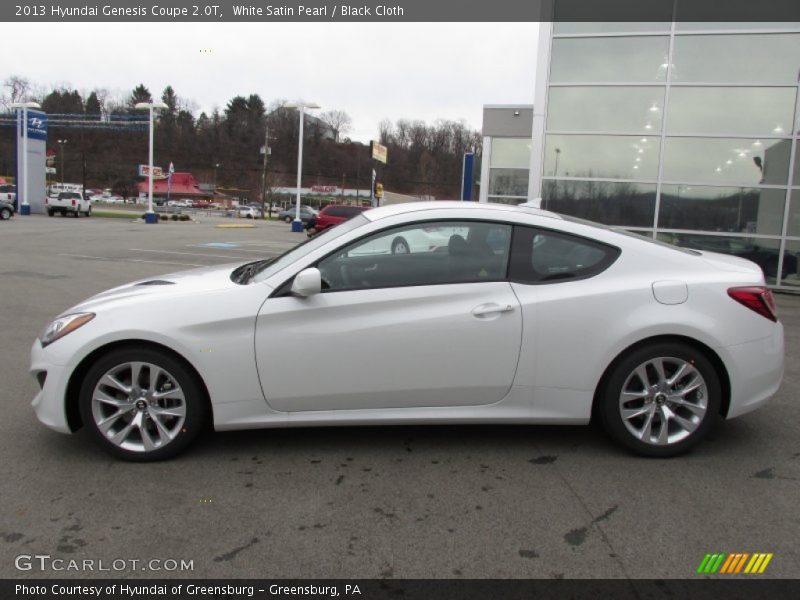  2013 Genesis Coupe 2.0T White Satin Pearl