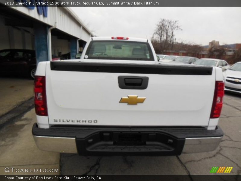 Summit White / Dark Titanium 2013 Chevrolet Silverado 1500 Work Truck Regular Cab