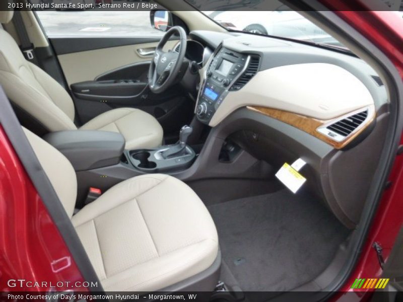 Serrano Red / Beige 2013 Hyundai Santa Fe Sport