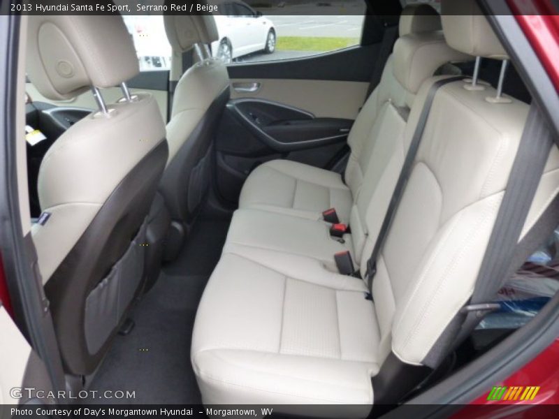 Serrano Red / Beige 2013 Hyundai Santa Fe Sport