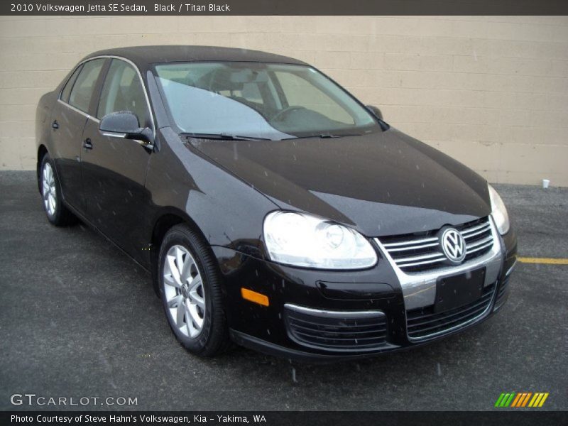 Black / Titan Black 2010 Volkswagen Jetta SE Sedan