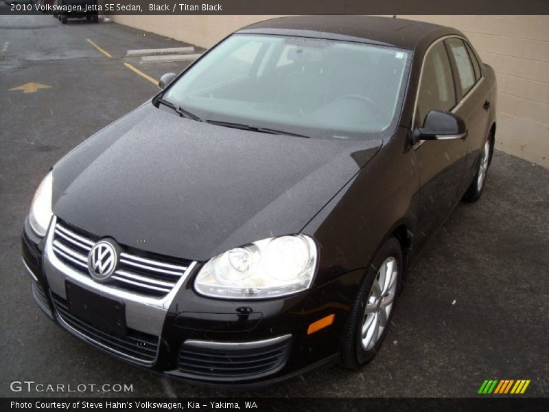 Black / Titan Black 2010 Volkswagen Jetta SE Sedan