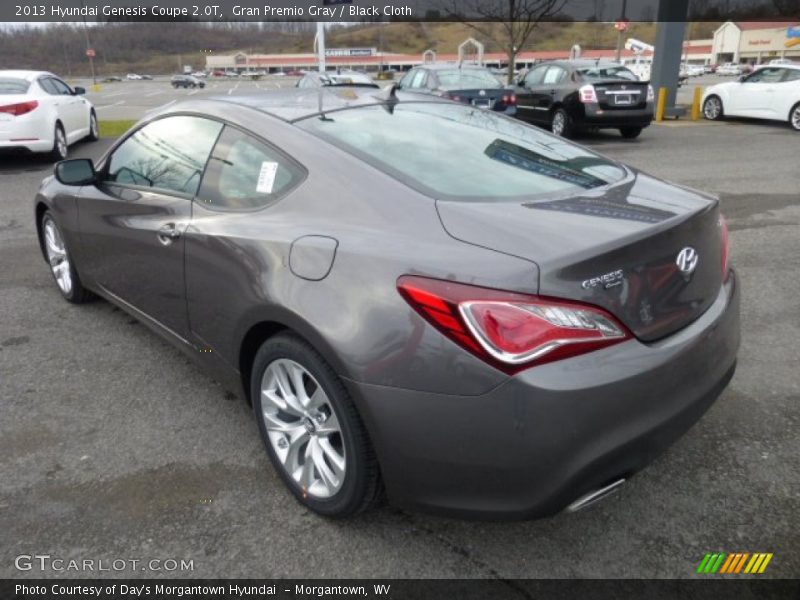 Gran Premio Gray / Black Cloth 2013 Hyundai Genesis Coupe 2.0T