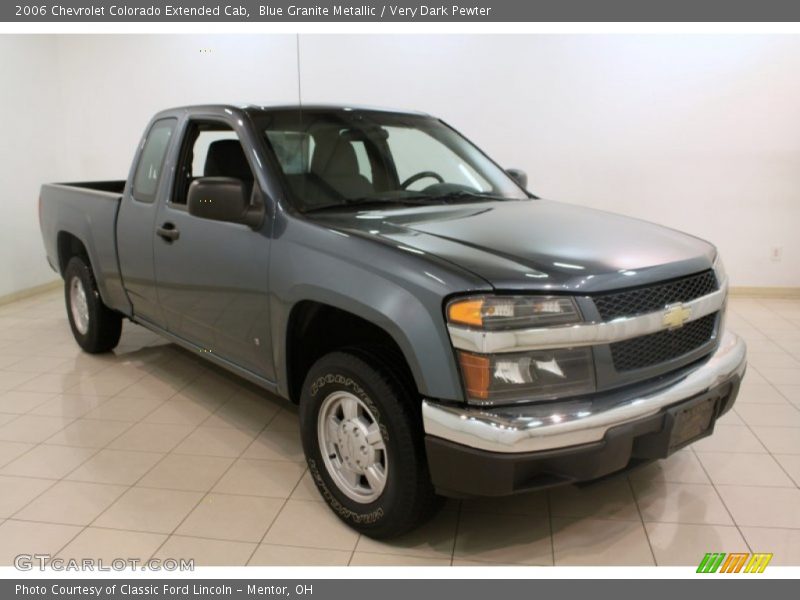 Blue Granite Metallic / Very Dark Pewter 2006 Chevrolet Colorado Extended Cab