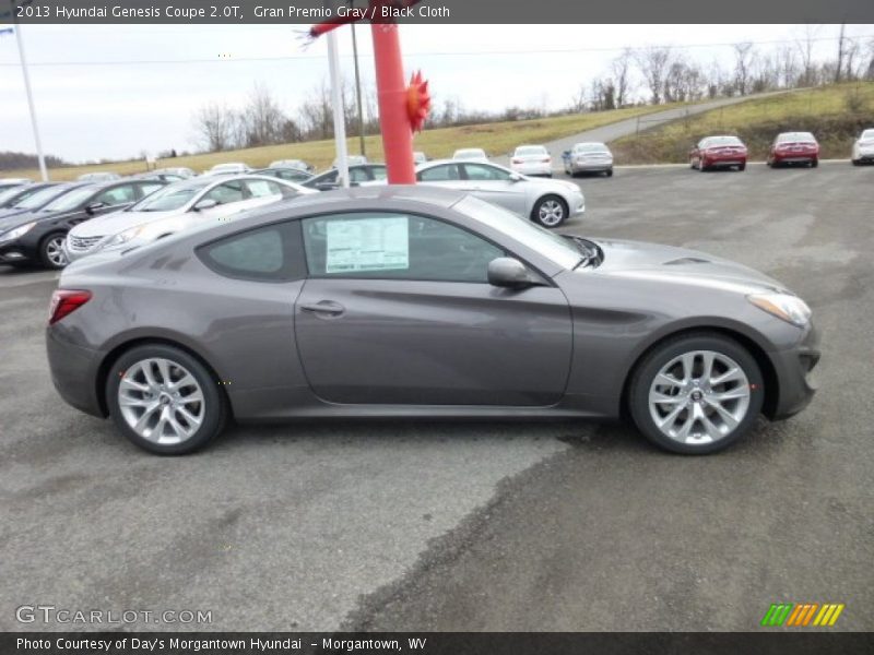 Gran Premio Gray / Black Cloth 2013 Hyundai Genesis Coupe 2.0T