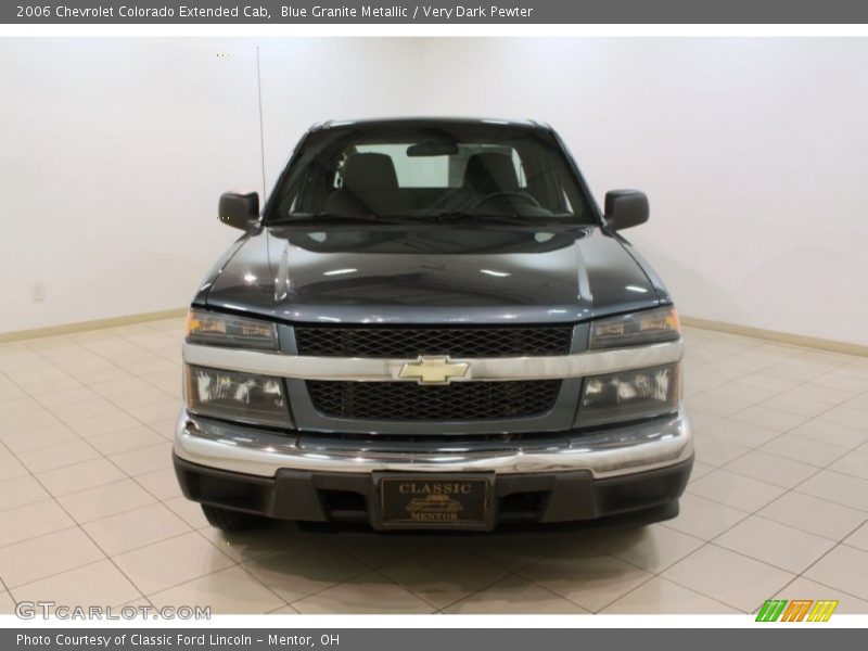 Blue Granite Metallic / Very Dark Pewter 2006 Chevrolet Colorado Extended Cab