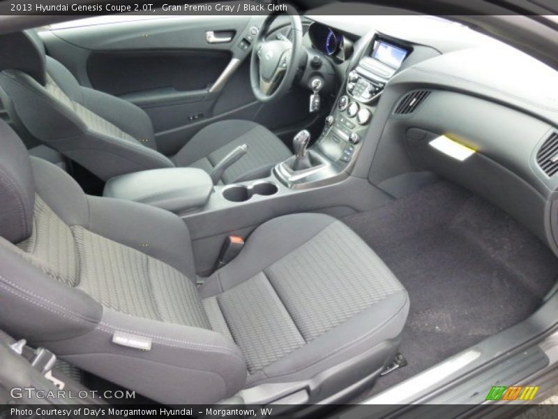  2013 Genesis Coupe 2.0T Black Cloth Interior