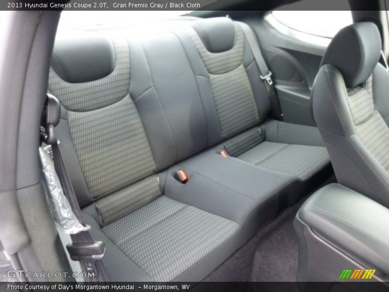 Rear Seat of 2013 Genesis Coupe 2.0T