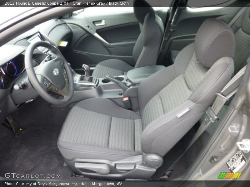 Front Seat of 2013 Genesis Coupe 2.0T