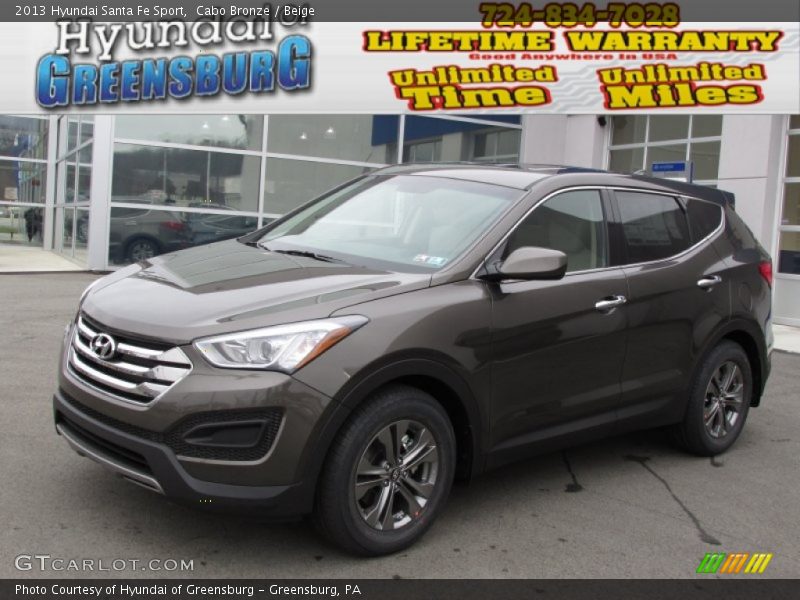 Cabo Bronze / Beige 2013 Hyundai Santa Fe Sport