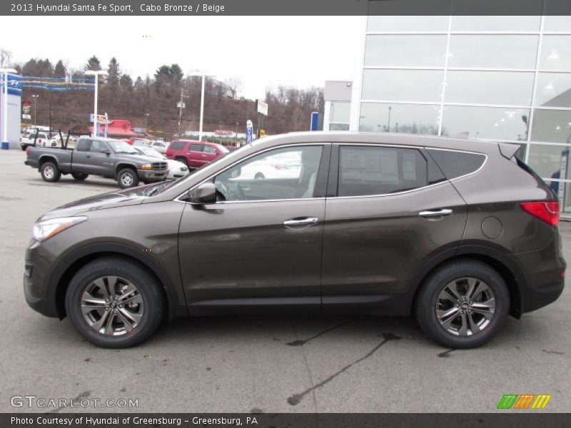 Cabo Bronze / Beige 2013 Hyundai Santa Fe Sport