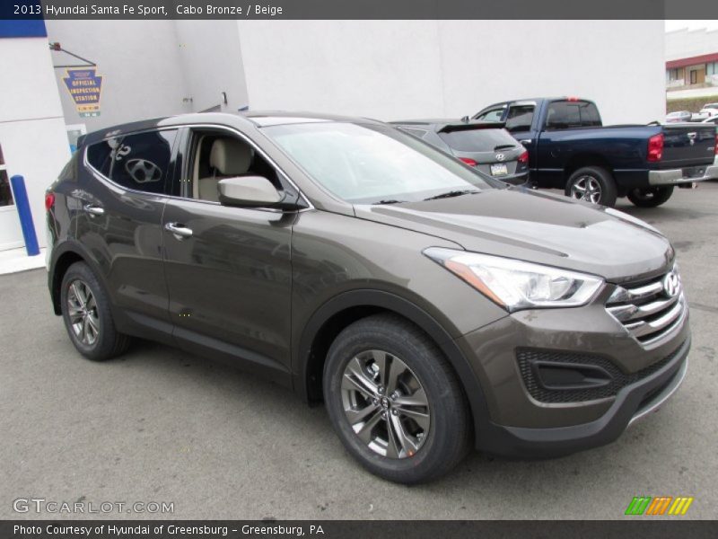 Cabo Bronze / Beige 2013 Hyundai Santa Fe Sport