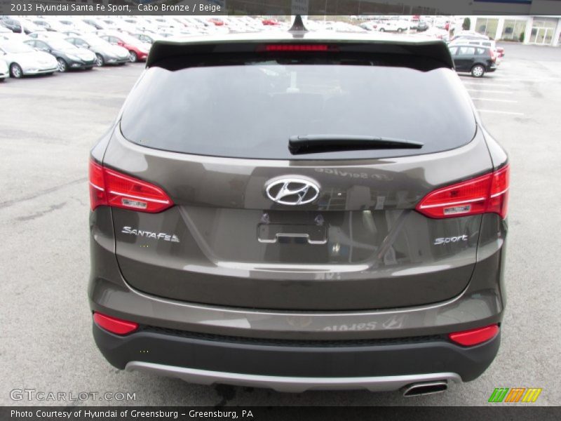 Cabo Bronze / Beige 2013 Hyundai Santa Fe Sport
