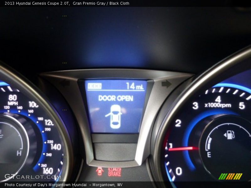 Gran Premio Gray / Black Cloth 2013 Hyundai Genesis Coupe 2.0T