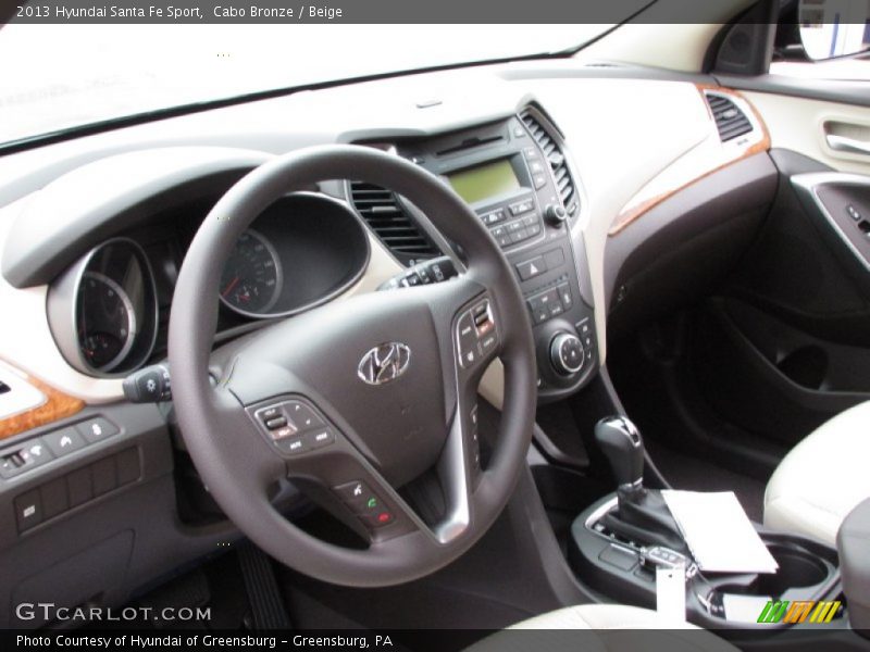Cabo Bronze / Beige 2013 Hyundai Santa Fe Sport