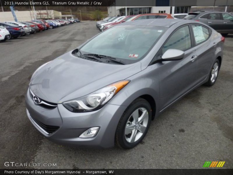 Titanium Gray Metallic / Gray 2013 Hyundai Elantra GLS
