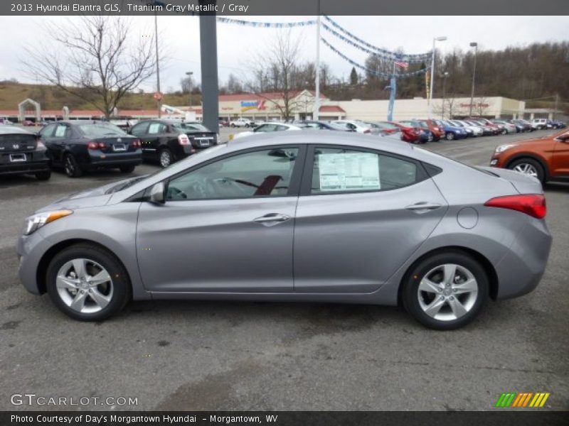 Titanium Gray Metallic / Gray 2013 Hyundai Elantra GLS
