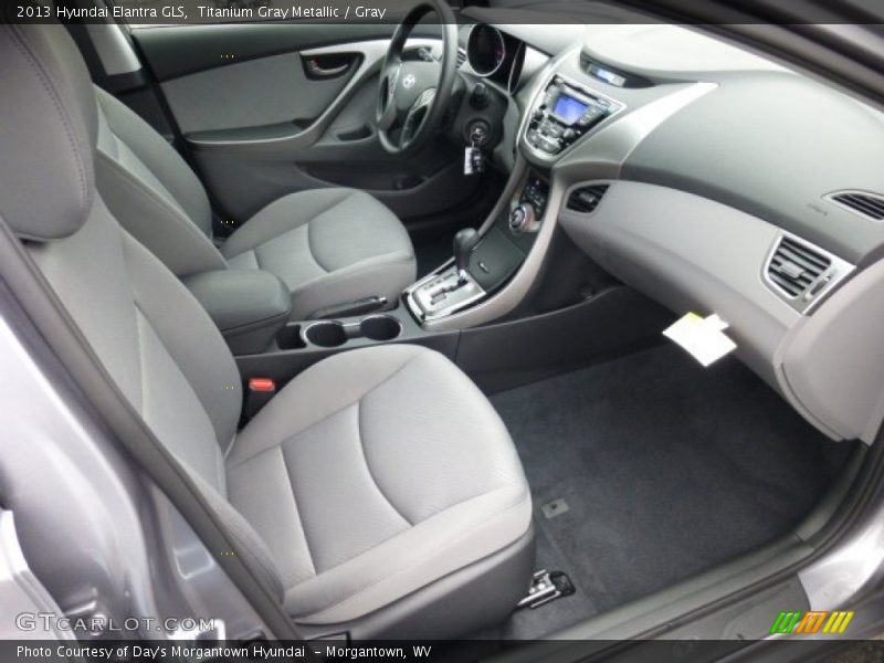 Titanium Gray Metallic / Gray 2013 Hyundai Elantra GLS