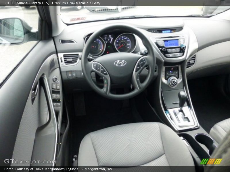 Titanium Gray Metallic / Gray 2013 Hyundai Elantra GLS