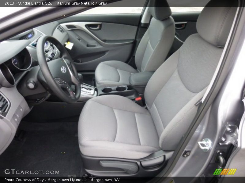 Titanium Gray Metallic / Gray 2013 Hyundai Elantra GLS