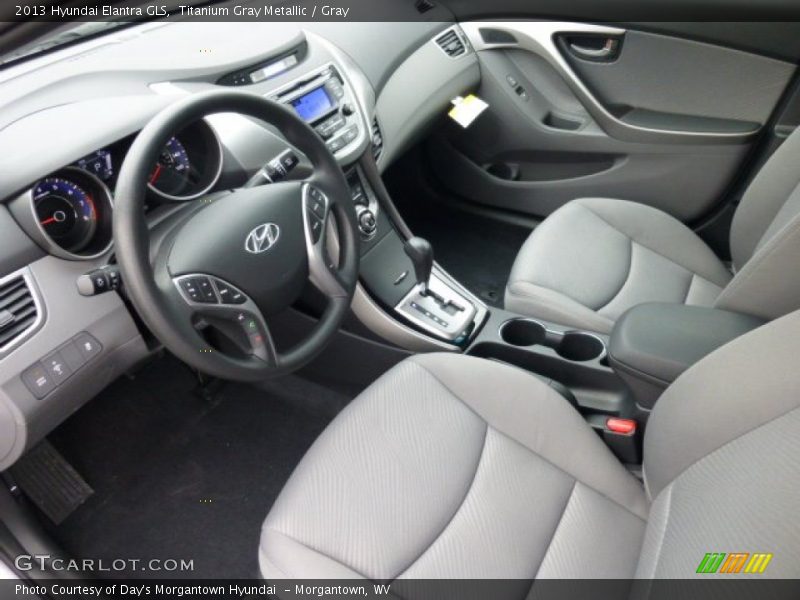 Titanium Gray Metallic / Gray 2013 Hyundai Elantra GLS