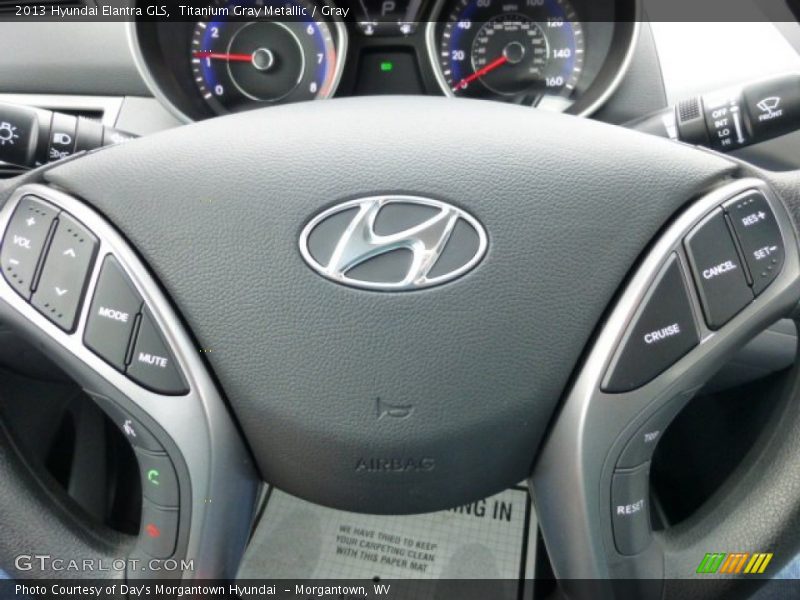 Titanium Gray Metallic / Gray 2013 Hyundai Elantra GLS