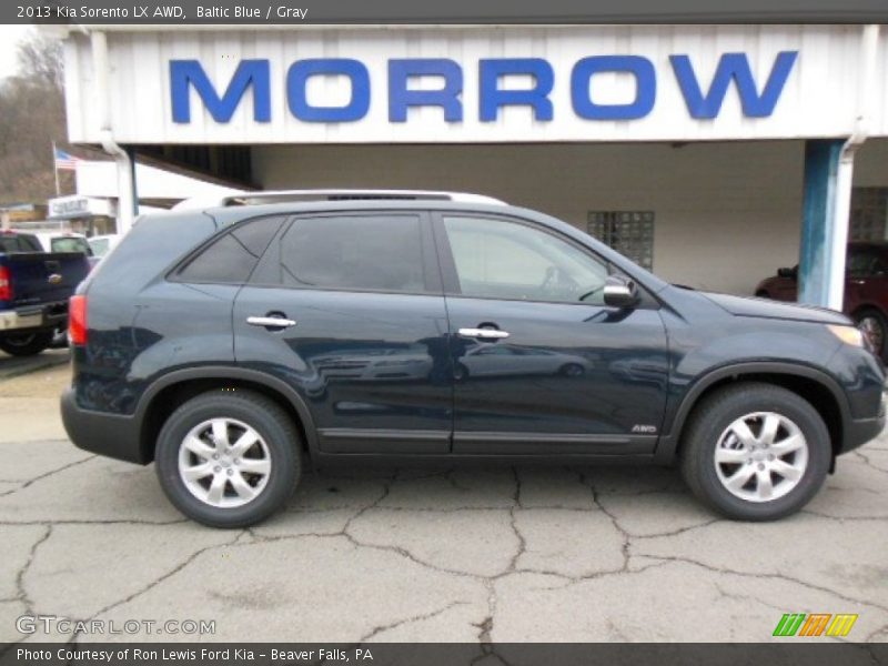 Baltic Blue / Gray 2013 Kia Sorento LX AWD