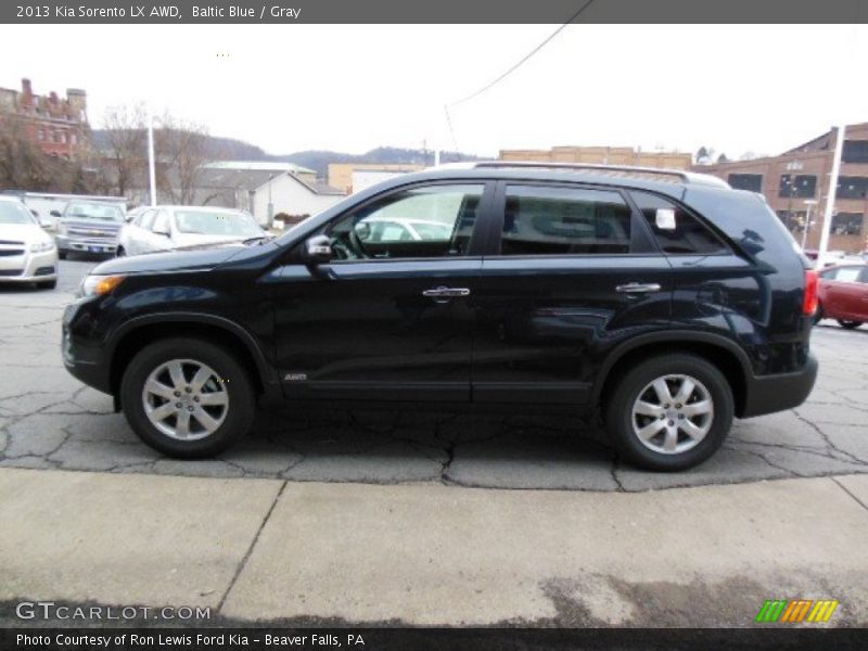 Baltic Blue / Gray 2013 Kia Sorento LX AWD
