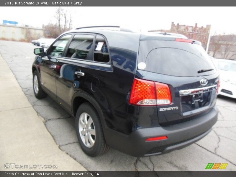 Baltic Blue / Gray 2013 Kia Sorento LX AWD
