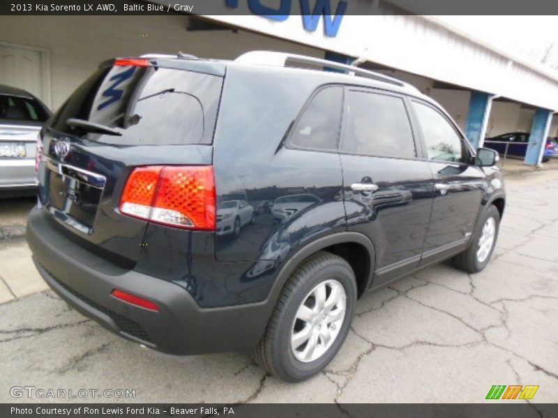 Baltic Blue / Gray 2013 Kia Sorento LX AWD
