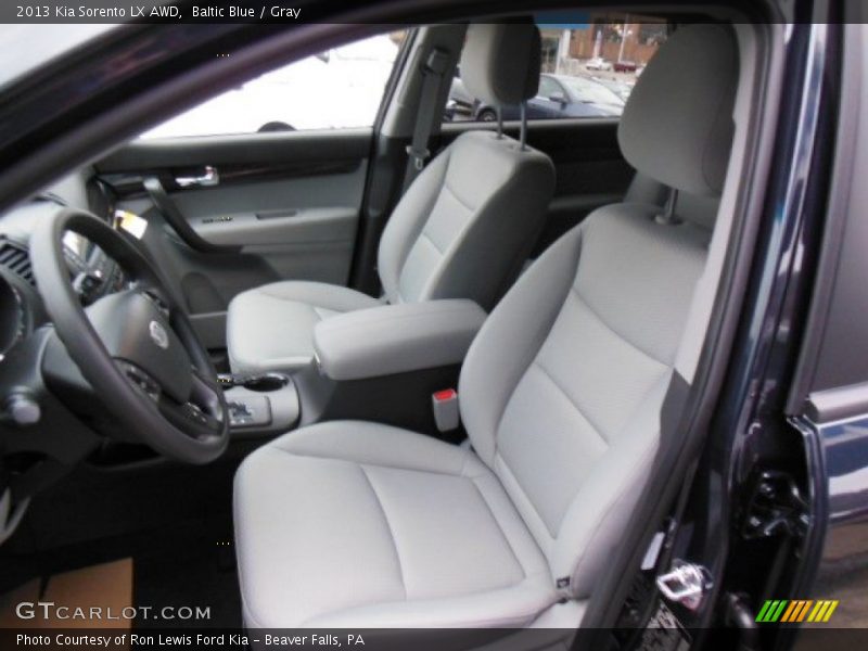 Baltic Blue / Gray 2013 Kia Sorento LX AWD