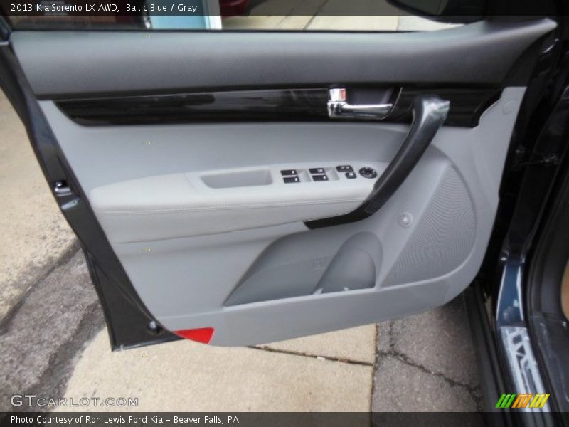 Baltic Blue / Gray 2013 Kia Sorento LX AWD