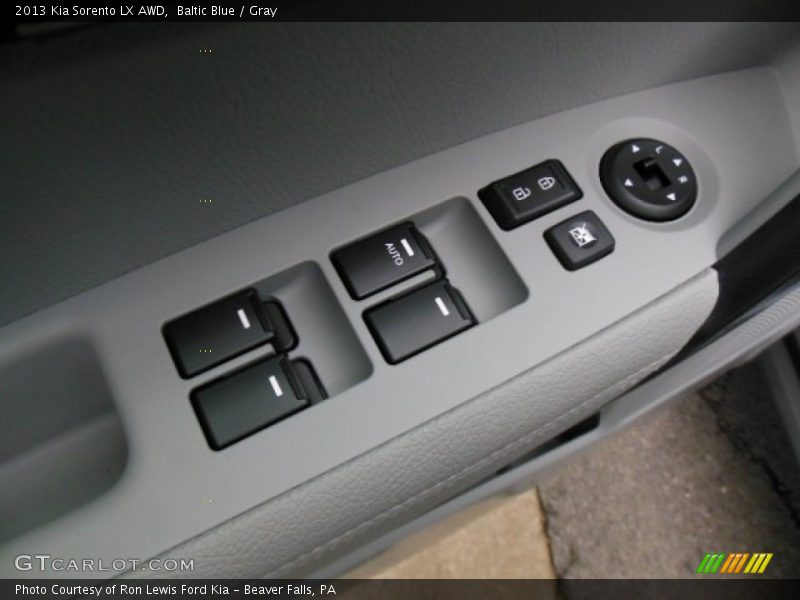 Baltic Blue / Gray 2013 Kia Sorento LX AWD