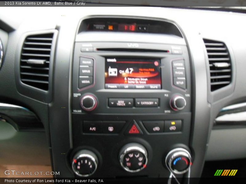 Baltic Blue / Gray 2013 Kia Sorento LX AWD