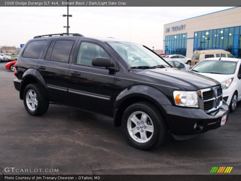 Brilliant Black / Dark/Light Slate Gray 2008 Dodge Durango SLT 4x4