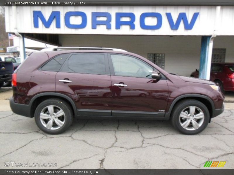 Dark Cherry / Black 2013 Kia Sorento EX AWD