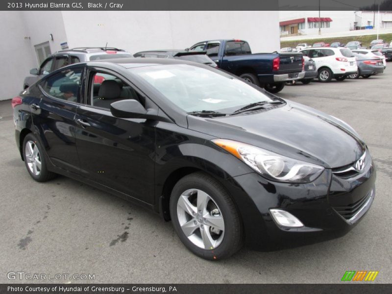 Black / Gray 2013 Hyundai Elantra GLS