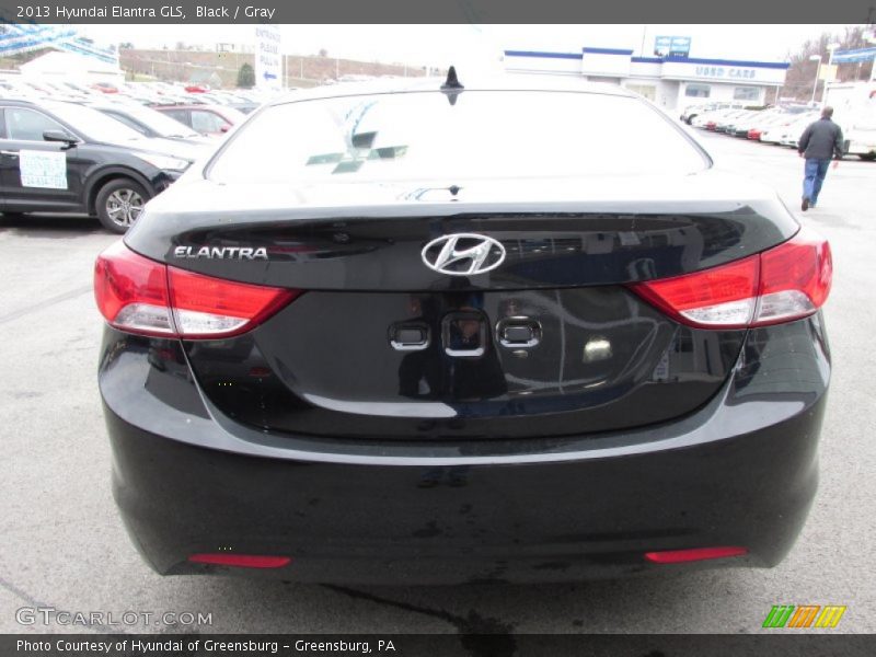 Black / Gray 2013 Hyundai Elantra GLS